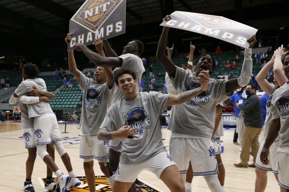 <p>After toppling teams from the A-10, Mountain West and, finally, the SEC, the Tigers emerged as NIT champions. They won the championship against Mississippi State with a score of 77-64.</p>