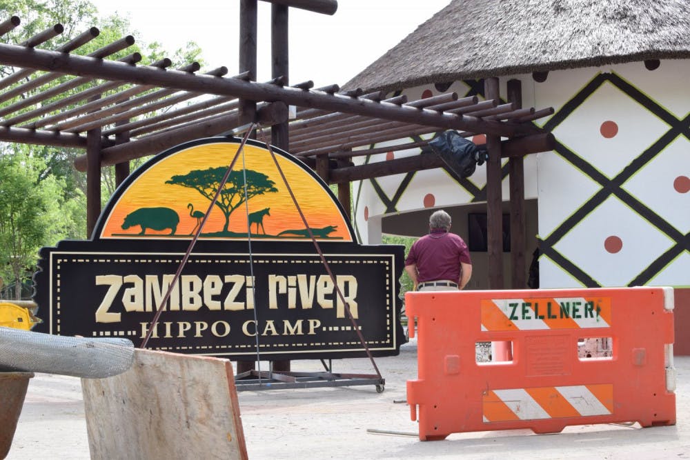 <p class="p1">The Zambezi River Hippo Camp will open at the Memphis Zoo this Friday after two years of construction. Workers were putting finishing touches on the exhibit Tuesday afternoon in preparation for Friday’s opening.</p>