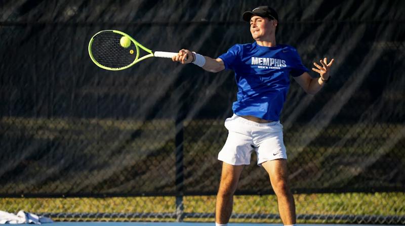 Men's tennis sends two players to American Conference Individual Tennis ...
