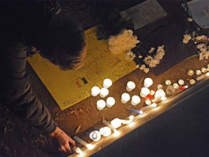 Candle light Vigil Paris Terrorist Washington DC