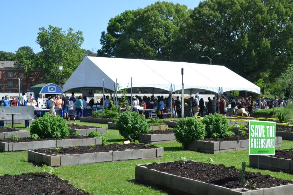 Campus garden hosts Earth Day celebration