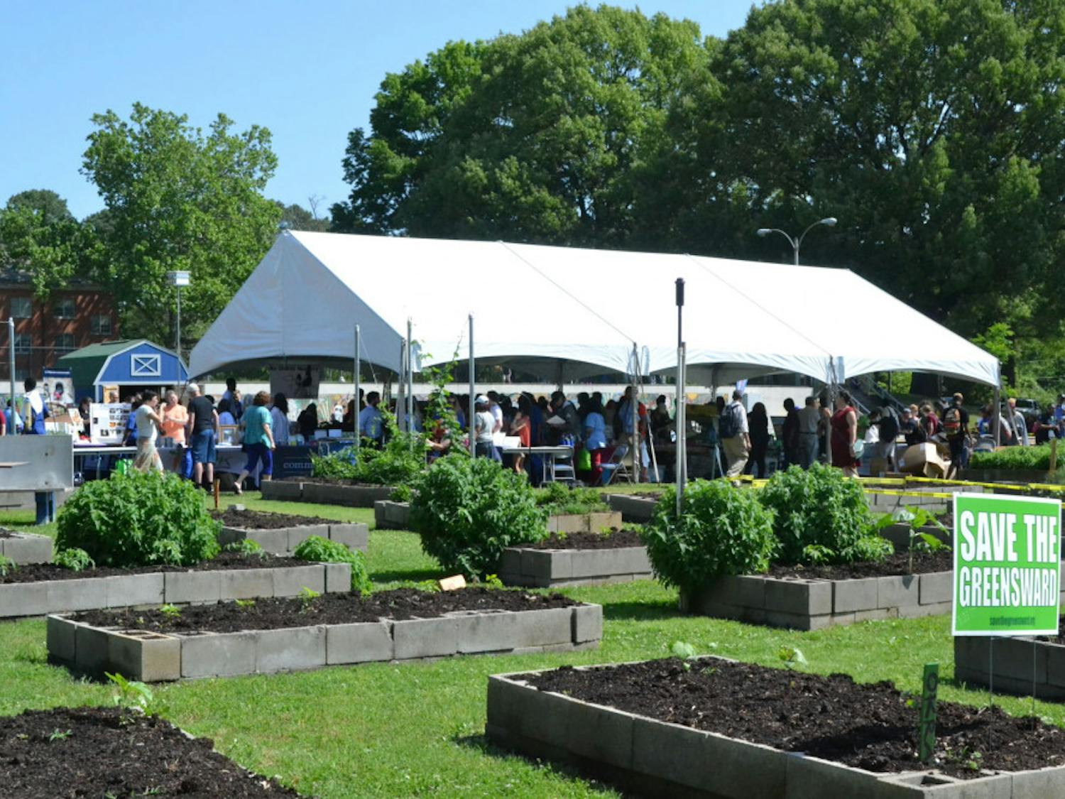 Campus garden hosts Earth Day celebration