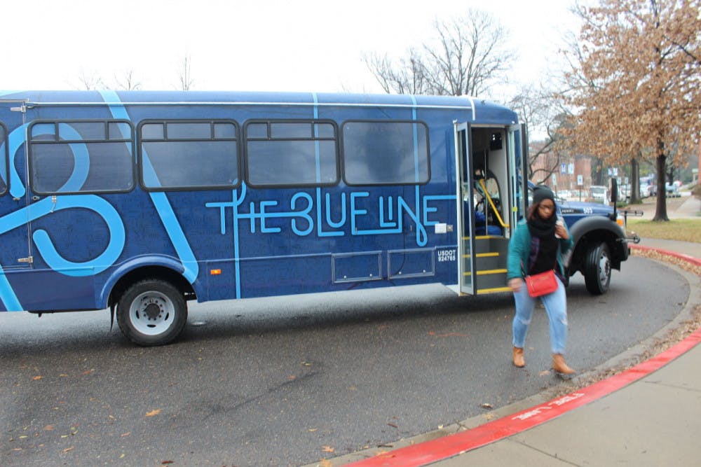 <p class="p1"><strong>The Blue Line, the U of M’s shuttle program, will take students to the Target on Colonial Road at 4 p.m. on Thursday’s. The shuttle to Kroger Poplar Plaza will pick students up at the Carpenter stop at 2 p.m. with continuous trips until 4:45 p.m.</strong></p>