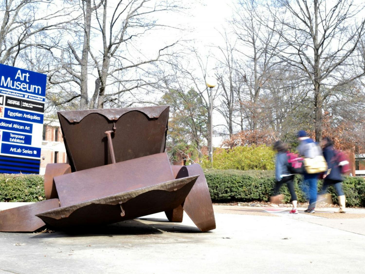 Campus art falling apart