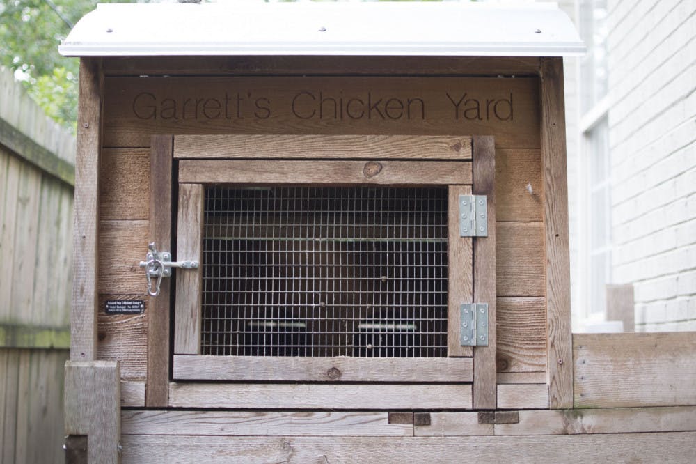 <p>The Garretts bought their first chickens four years ago, and they even decided to invest in a personalized coop for them as well as part of the fun of raising chickens.</p>