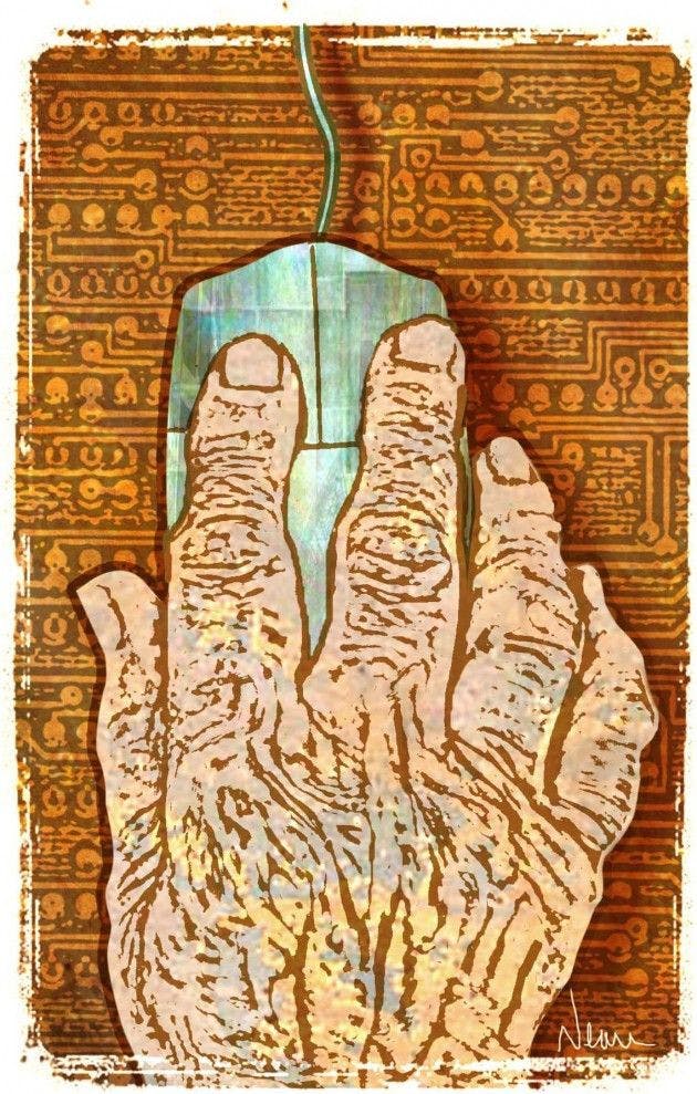 Generation gap shrinks one text at a time