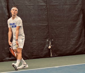 Men’s tennis look ahead after starting season with a bang