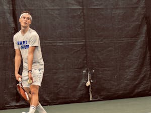 Men’s tennis look ahead after starting season with a bang