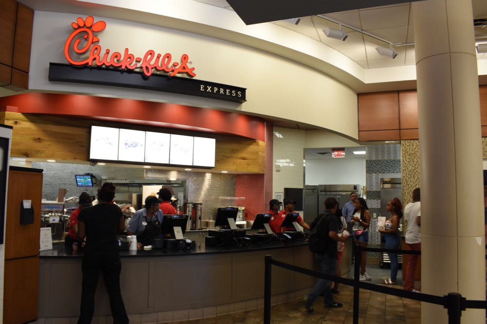 <p class="p1"><span class="s1">Chartwells, the new University of Memphis food provider, expects to update the Chick-Fil-A to full service menu in spring 2020. UofM CFO Raaj Kurapati said to get some of these positive food changes, the University needed to update the mandatory dining charge policies.</span></p>