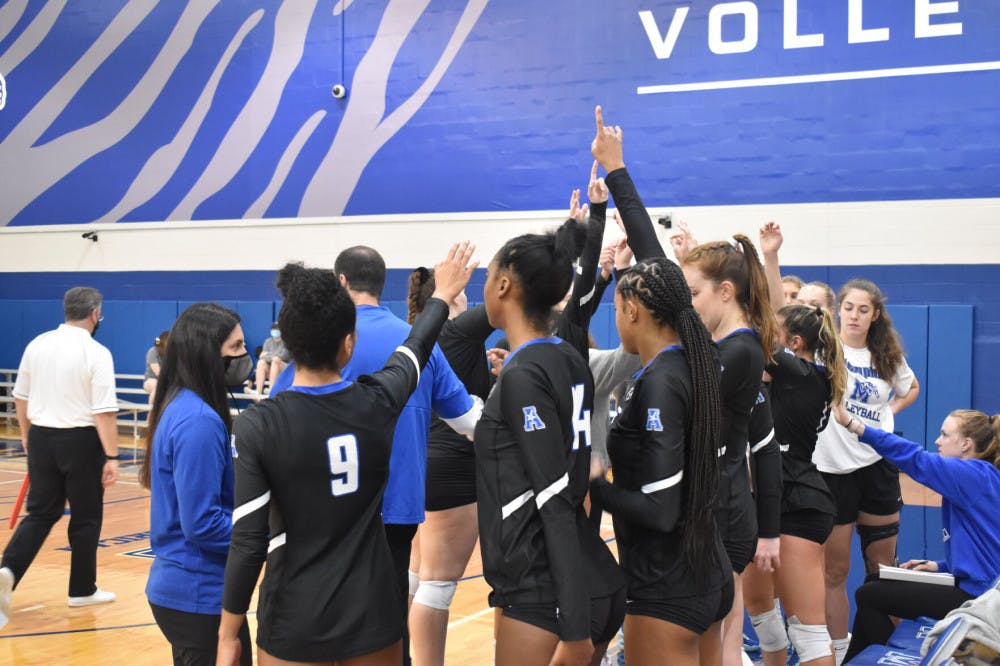 <p>The volleyball team is looking to make up for lost time last season after it was cut short by the pandemic.</p>