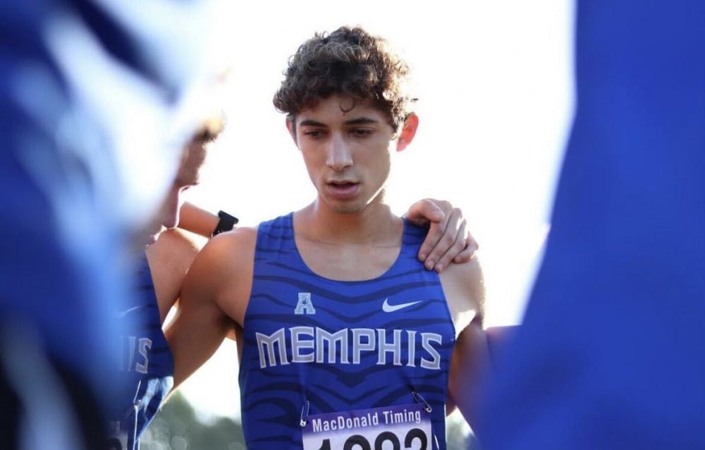 <p>The men's cross country team will toe the line missing three of their runners this weekend, leaving the door open for athletes – such as Peter Kostarellis, who is pictured above – to step up.</p>