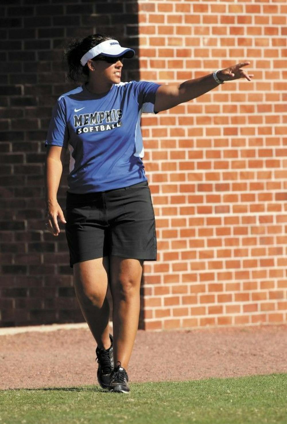 <p>University of Memphis softball coach Natalie Poole.&nbsp;</p>