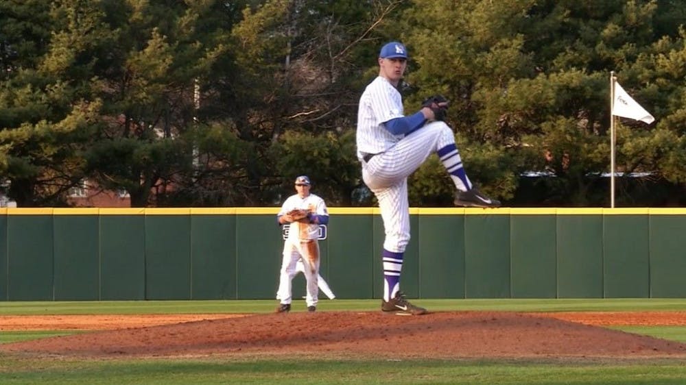 <p>Caleb Wallingford is 3-1 on the young season, and hitters are only batting .205 against him this season. He also has a 1.89 ERA through 18 games. Photo by Joe Murphy&nbsp;</p>