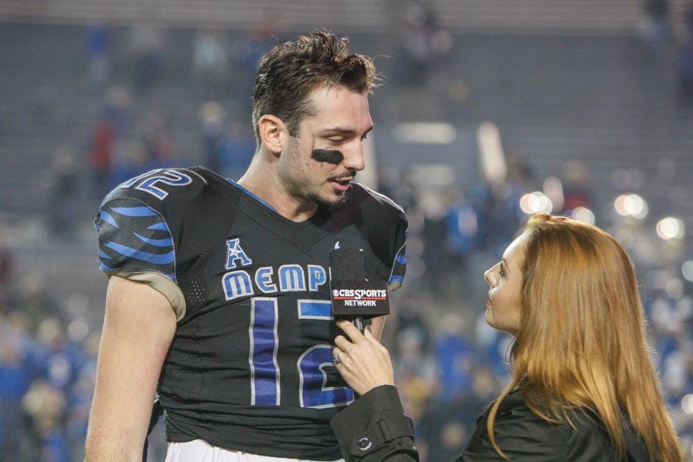 <p>Former quarterback Paxton Lynch’s departure will lead to an open competition at quarterback this spring at the University of Memphis. Spring practice begins Tuesday.&nbsp;</p>
