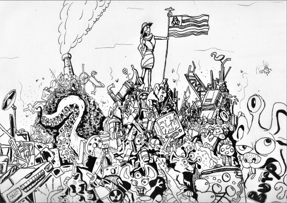 Zach Lindsay thrifting art thrift shop environment