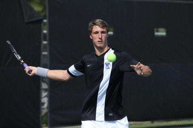 Men's tennis team tackles Harvard
