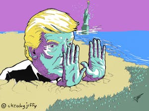 Trump Hands Wall