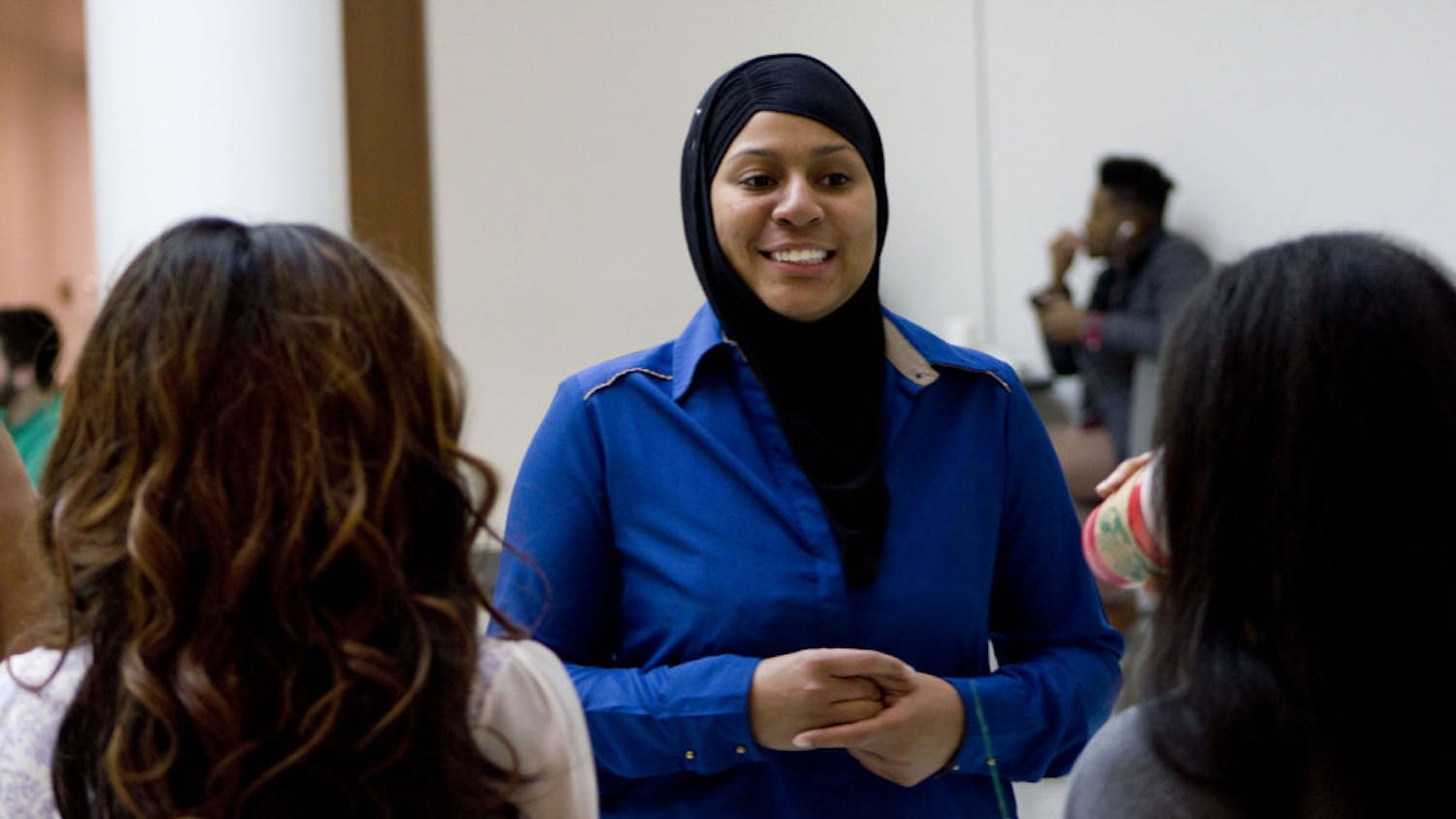 Muslim students celebrate the hijab