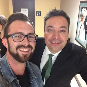Jimmy Fallon and Josh Cannon Selfie