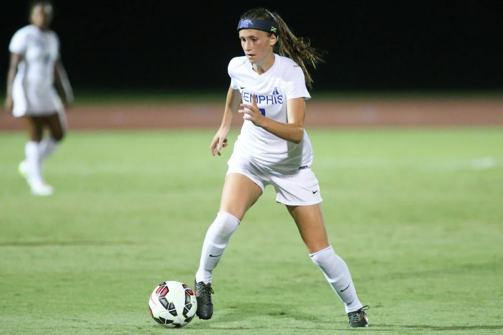 <p>Freshman Marie Levasseur has two goals and two assists for the Lady Tigers this season.&nbsp;</p>