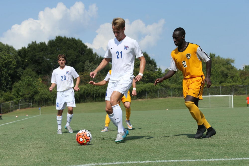 <p>Men’s soccer freshman Chandler Klemm is tied for the team lead with three assists on the season.&nbsp;</p>