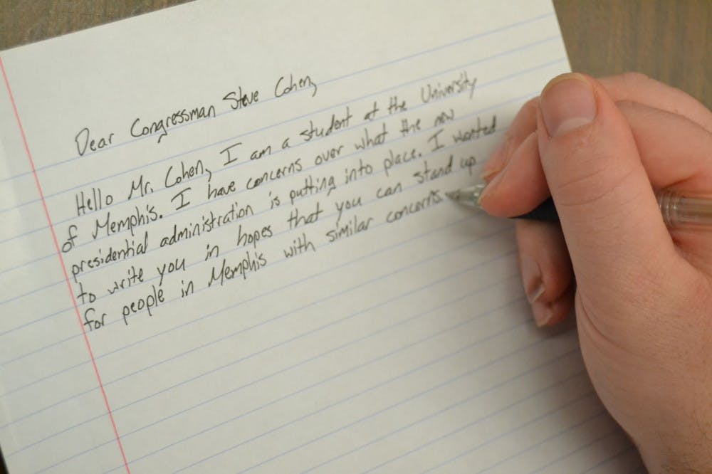 Writing to congressmen