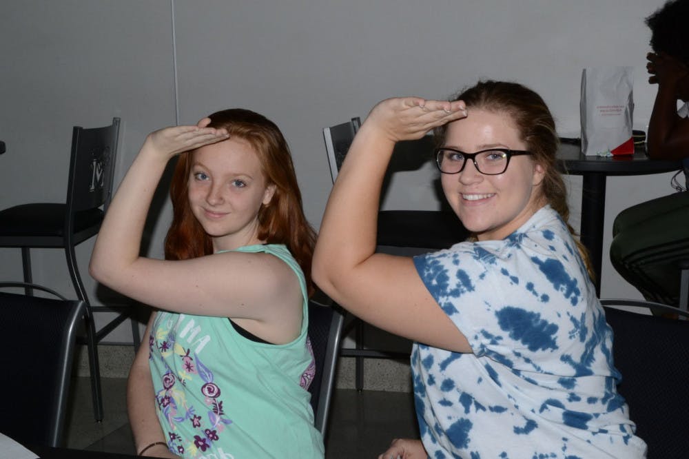 Delta Gamma sorority collect glasses for 'Do Good' week