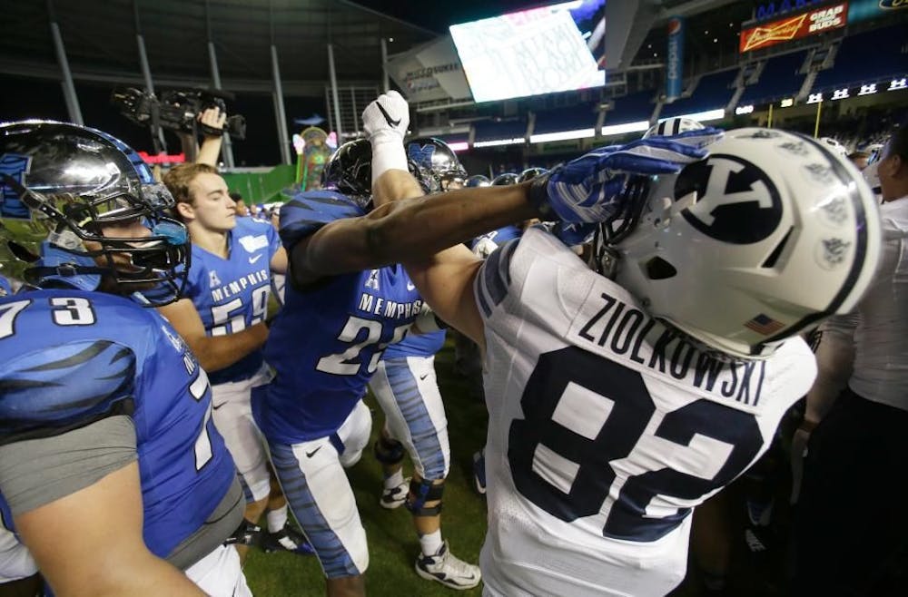 <p>Punches were aplenty following the conclusion of the Miami Beach Bowl, which the Memphis Tigers won in double overtime 55-48 over the BYU Cougars Dec. 22. Leading to the penalties for 12 players announced Monday.</p>