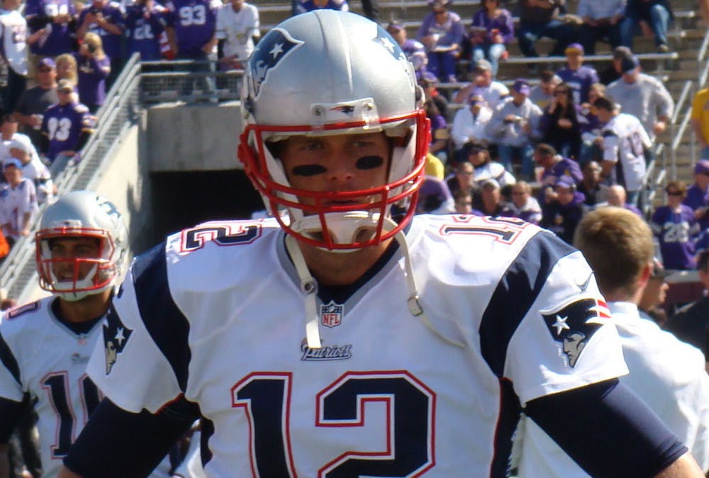 <p>Tom Brady is the starting quarterback for the New England Patriots. Brady led his team to a Super Bowl victory over the Atlanta Falcons Sunday. It was Brady’s fifth career Super Bowl win.</p>