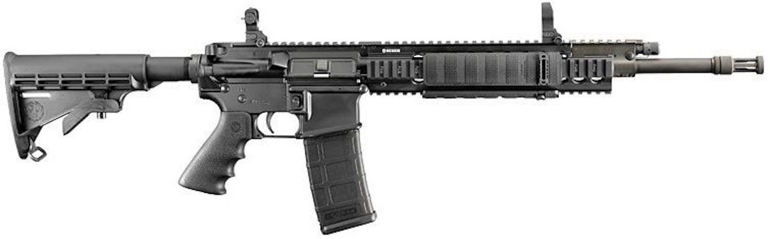 Semi-automatic rifle Ruger 556 semi-automatic rifle