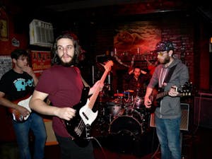 Instrumental band wARM performs at The Buccaneer Lounge. The quartet will play next at the Hi Tone Oct. 19 with Wild Pink and Vetter Kids.