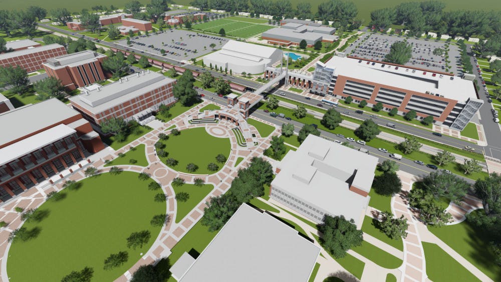 <p>The U of M has now cut the budget for a future rec center in half after the designer for the center received several other commissions. Though the rec project now awaits a new designer, the university has filed a building permit application for a future parking garage and land bridge with the Shelby County Office of Constrution Code Enforcement.&nbsp;</p>