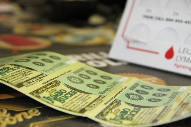 Gamblers push luck in lottery