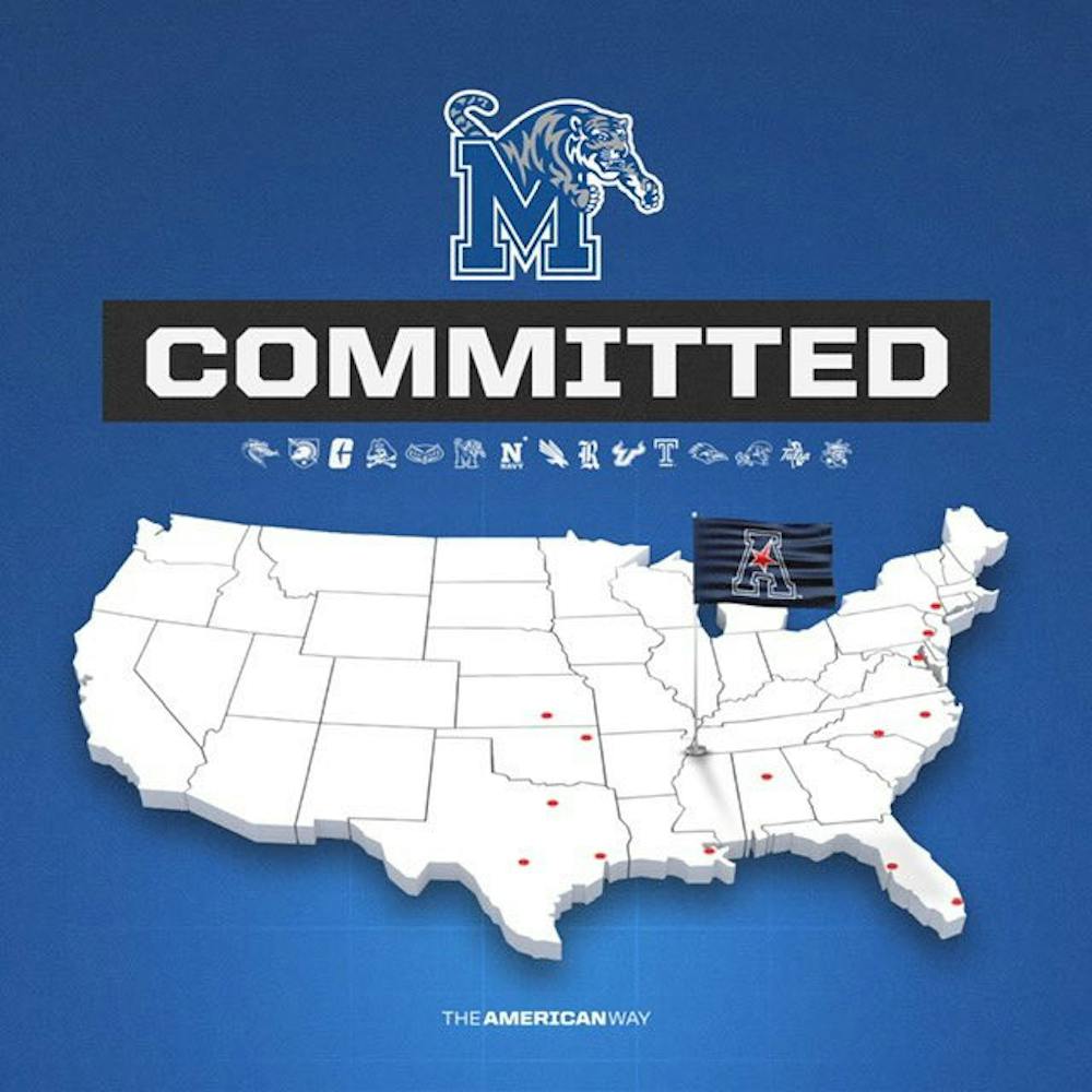 Memphis Athletics posted this graphic, confirming their commitment to stay in the AAC.