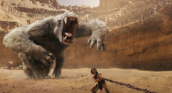 "JOHN CARTER"

L to R: White Ape, John Carter (Taylor Kitsch)

Â©2011 Disney. JOHN CARTERâ?¢ ERB, Inc.