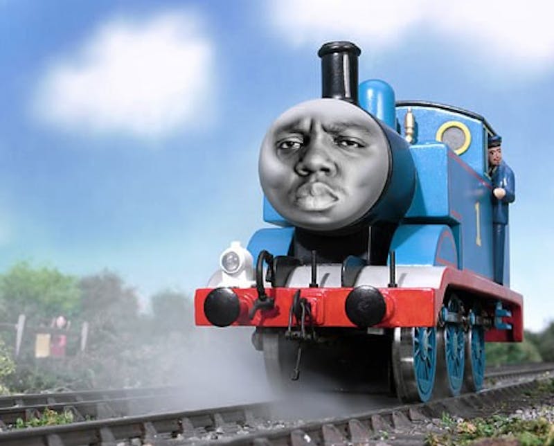 Mash-Up of the Week: Biggie Smalls & Thomas the Tank Engine.