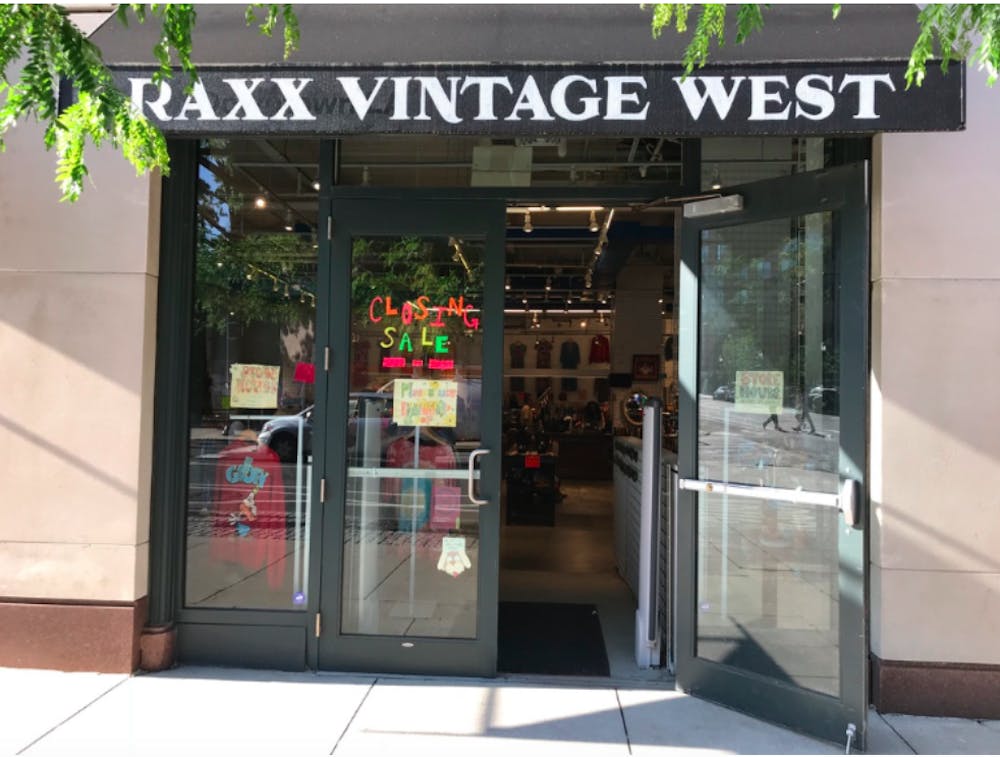 lululemon to replace now empty raxx vintage west storefront 34th