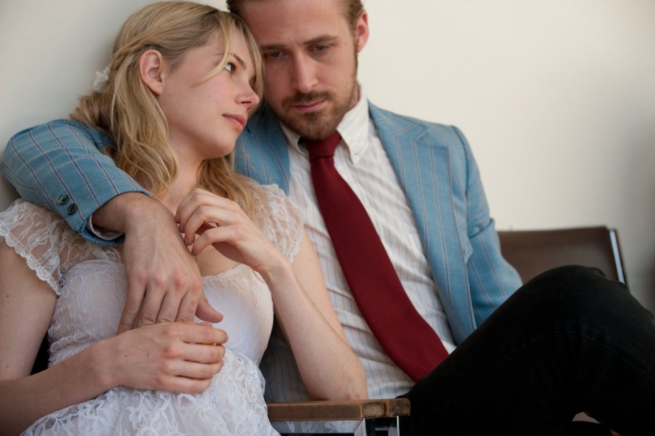 Michelle Williams as Cindy and Ryan Gosling as Dean in BLUE VALENTINE
