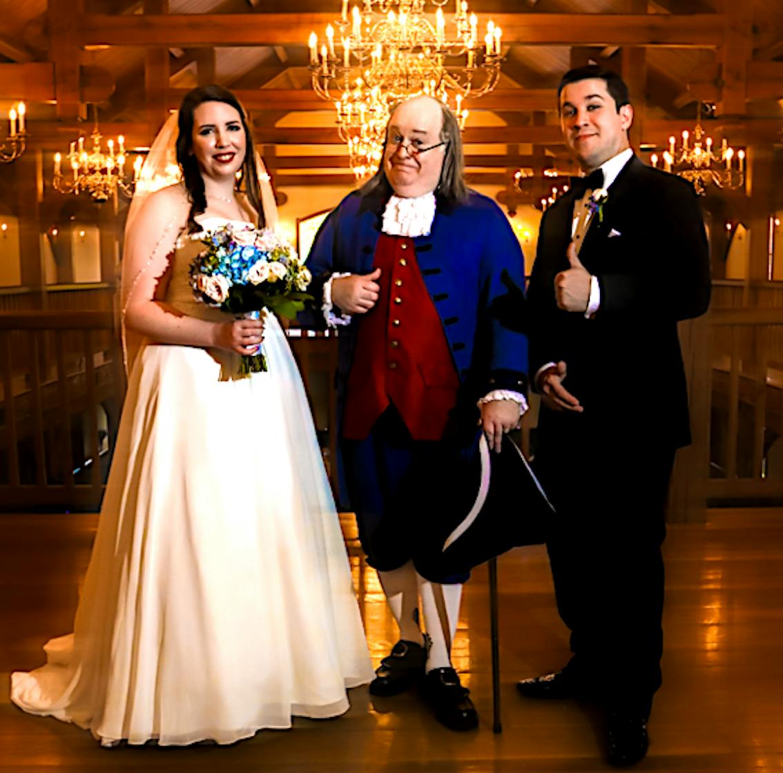 Ben Franklin, Wedding Officiant