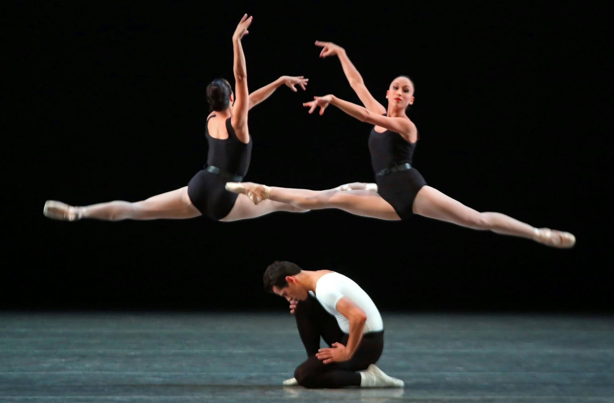 "The Four Temperaments" , part of "Balanchine Black and White" performed by the New York City Ballet