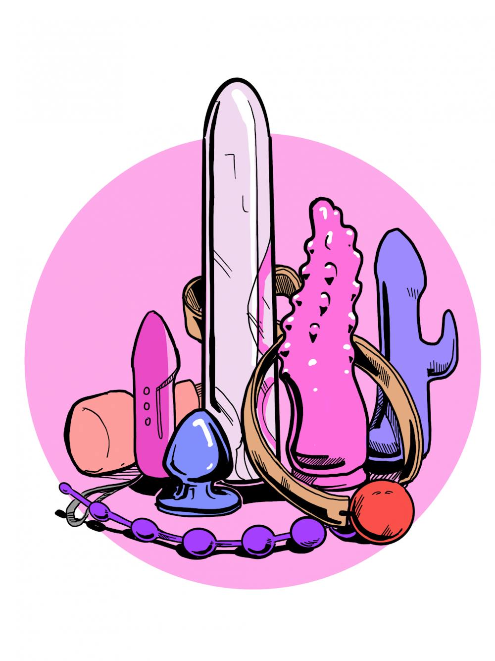 Sex toys illustration