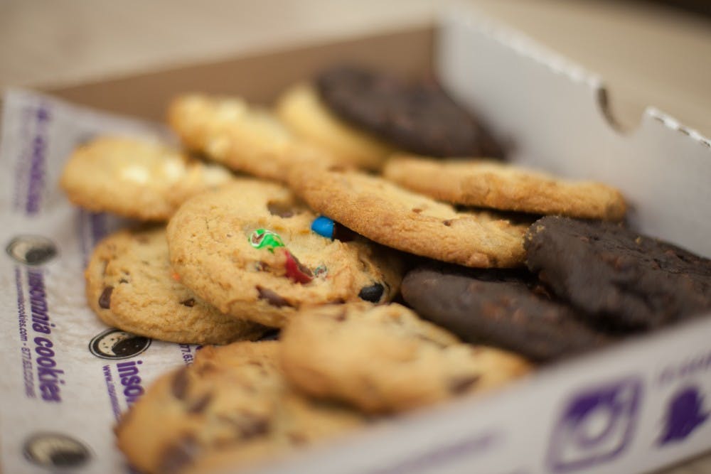 insomnia cookies bike delivery