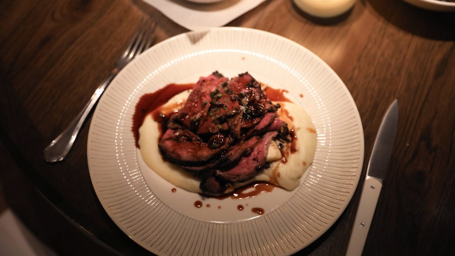 Rosemary-garlic smoked lamb