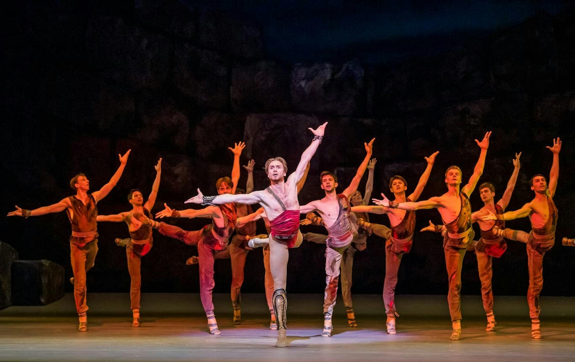 The Bolshoi Ballet performs 'Spartacus' at the Royal Opera House in London