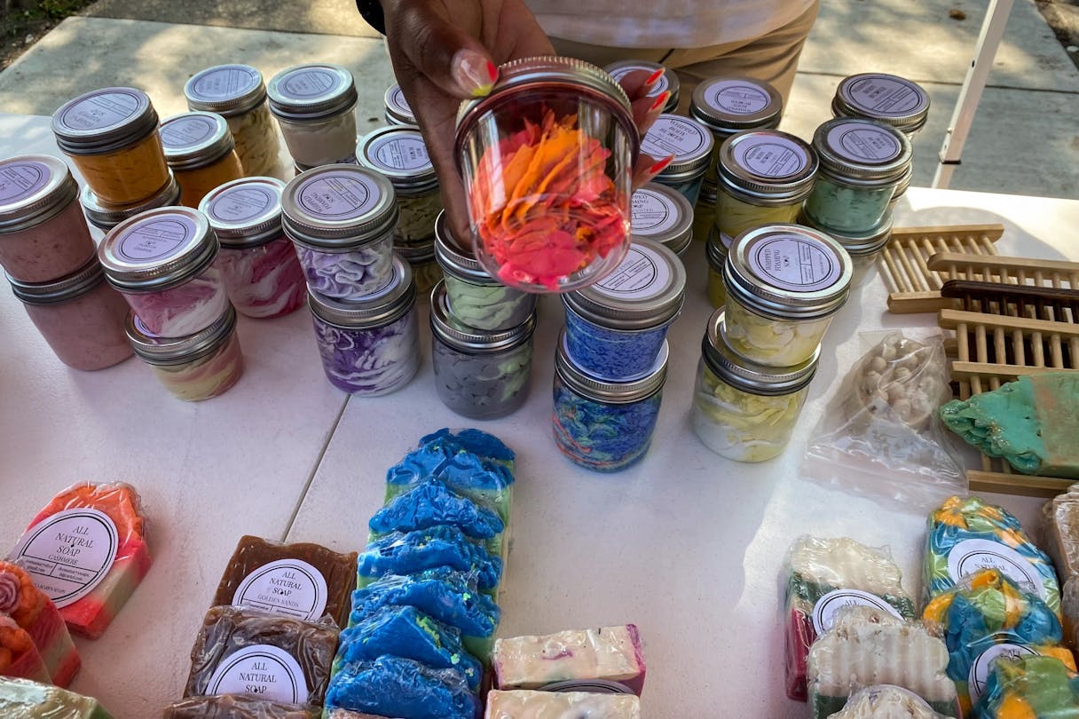 Clark Park Farmers Market Donna Mary’s Soaps 1