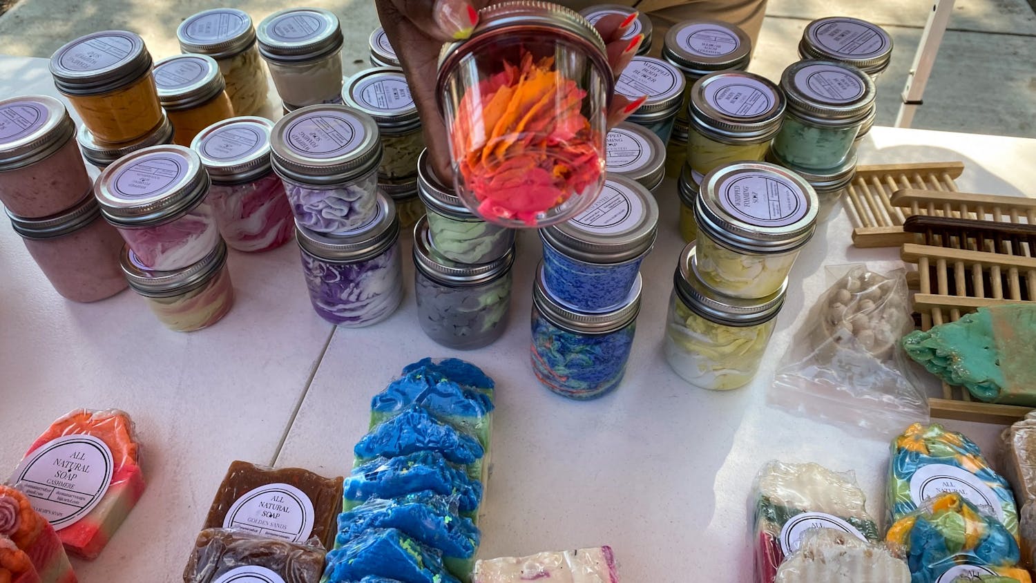 Clark Park Farmers Market Donna Mary’s Soaps 1