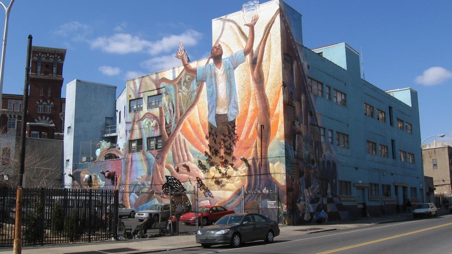 Philadelphia has some of the best murals in the world. I've included only some of our favorites here; it was hard to narrow them down! In January, even Charles and Camilla came to see the Philly murals. See the Mural Arts Program website to print out a PDF of the self-guided tour that we took.
IMG_0811