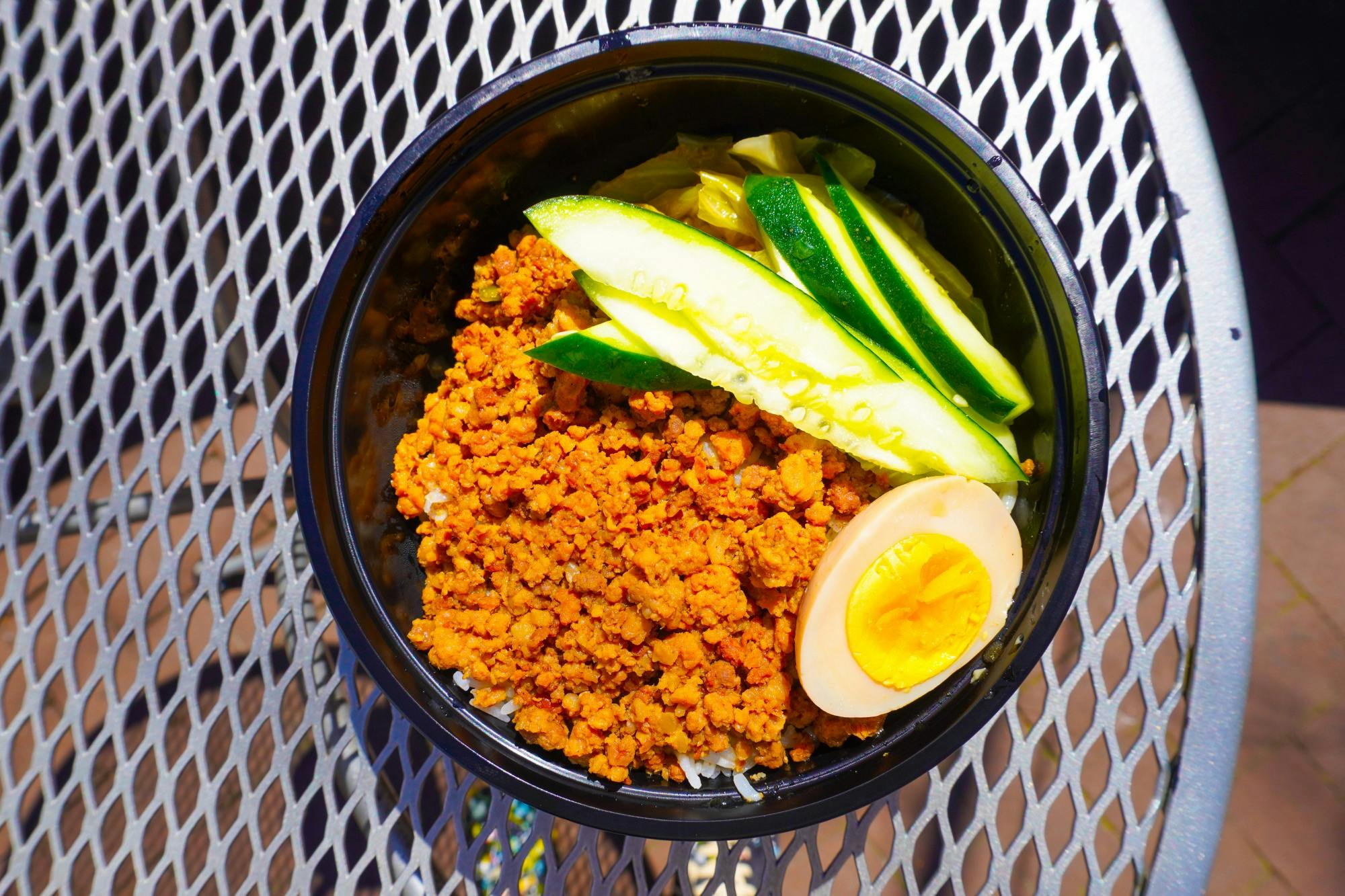 Pictured: Taiwanese braised pork rice bowl