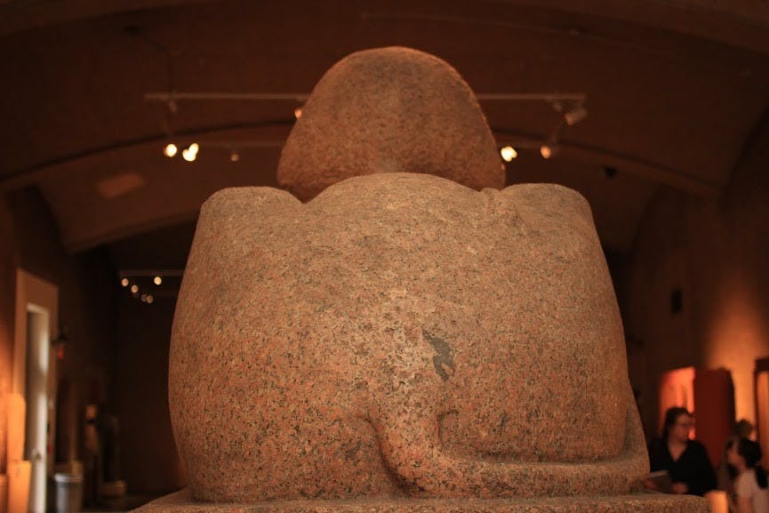 "Statue of a Sphinx" got back