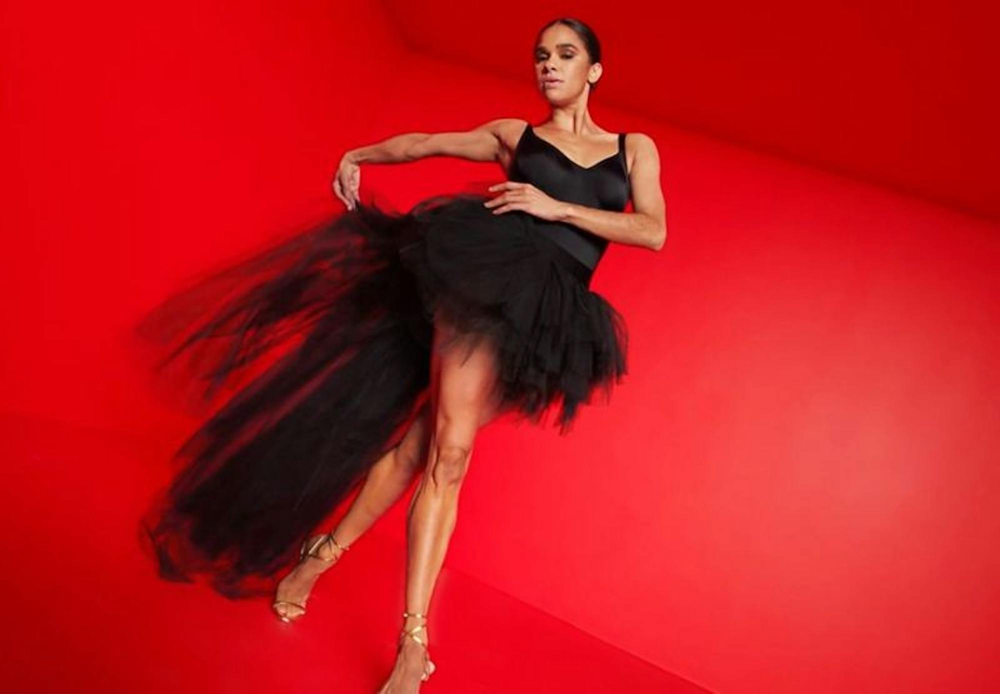 Misty Copeland for Stuart Weitzman's Holiday Collection 